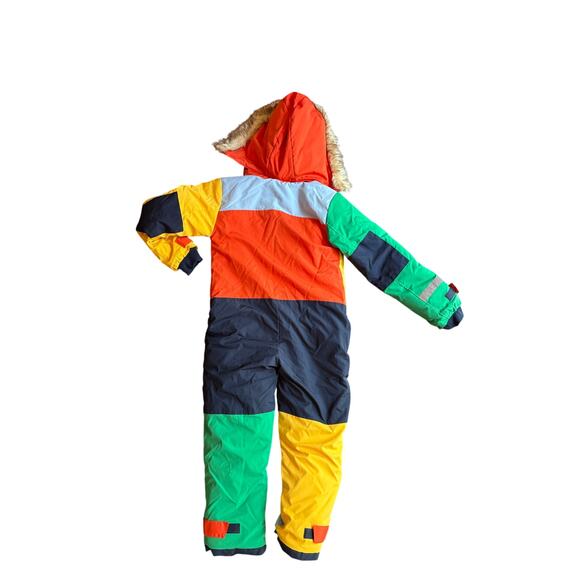 Colorblock Kids Ski Snowsuit by FENMO – Warm Winter One-Piece Outfit size 10 kid - Picture 10 of 11
